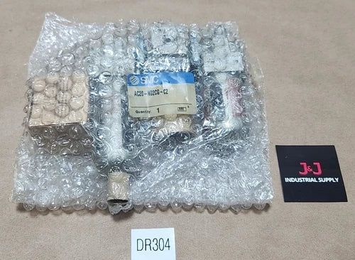 *BRAND NEW SURPLUS* SMC AC20-N02GC-CZ Mass Pro Air FRL 1/4" & Gauge + Warranty!