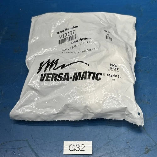 (4) VERSA MATIC  #V191TF VALVE BALLS 1¡± PTFE New In Sealed Factory Bag