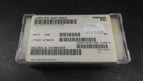 1000x Amfenol FCi 48237-000LF/Mini PV CTW 30 AU LP-28-32 AWG | Anschlusskontakt
