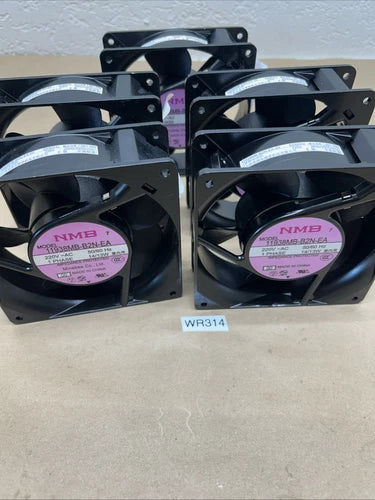 (5) NMB 11938MB-B2N-EA 220V-AC Cooling Fan (New No Box) Metal Frame
