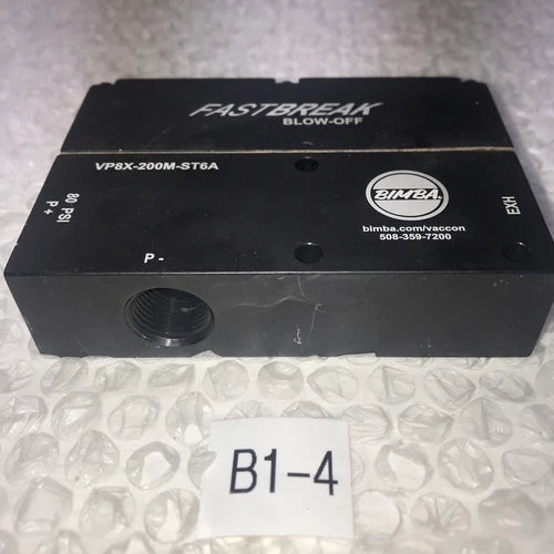 *Bimba FASTBREAK VP8X-200M-ST6A Blow Off Vacuum NNB Fast Shipping! + Warranty#