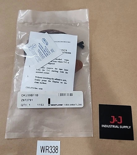 *BRAND NEW* Watlow OKJ30B11B Polymide Thermocouple Style J Z872791 + Warranty!