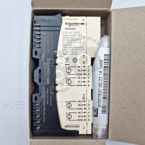 M¨®dulo de entrada anal¨®gica Schneider Electric STBAVI1400K Modicon STB, 8 entradas de tens?o