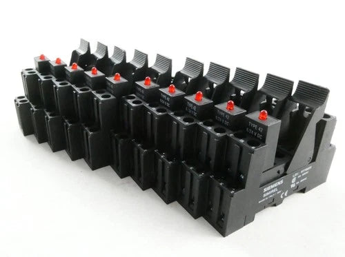 10x SIEMENS SIMIREL LZX: RT78625 RELAY SOCKET * - set of 10