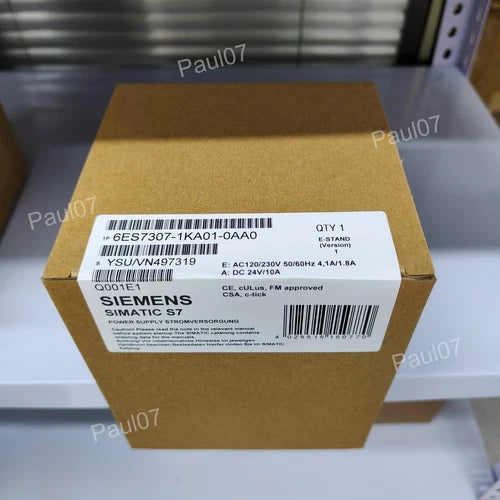 New Siemens 6ES7307-1KA01-0AA0 6ES7 307-1KA01-0AA0 Simatic S7-300 Power Module