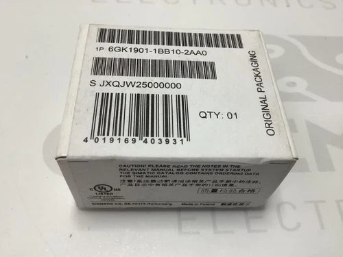 6GK19011BB102AA0 - SIEMENS - 6GK1901-1BB10-2AA0 RJ45 Connector NEW