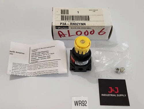 *BRAND NEW* Parker P3A-RN92YNN Pneumatic Regulator 150Psi 1/4" Npt + Warranty!