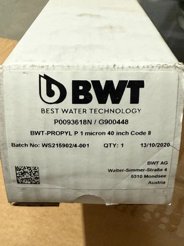 1 件 x Cartouche Filtrante BWT PROPYL P 40 英寸 - 1 微米 -P0093618N / G900448