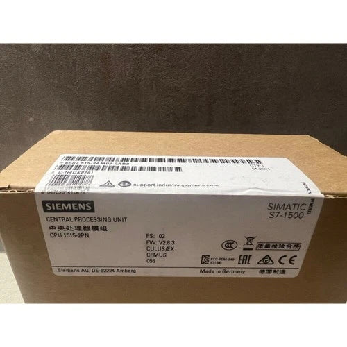 New Siemens 6ES7515-2AM02-0AB0 6ES75152AM020AB0 SIMATIC S7-1500 CPU 1515-2 PN
