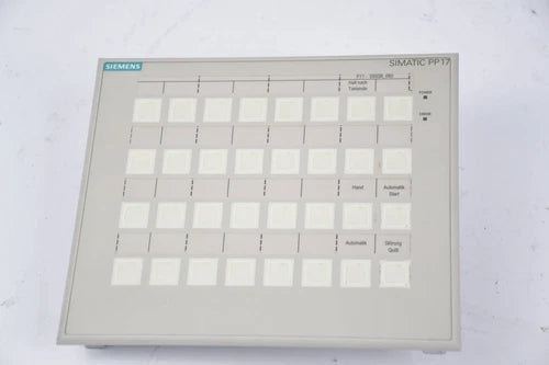 Siemens Push Button Panel PP17-II 6AV3688-4EY06-0AA0 ( 6AV3 688-4EY06-0AA0 ) E4