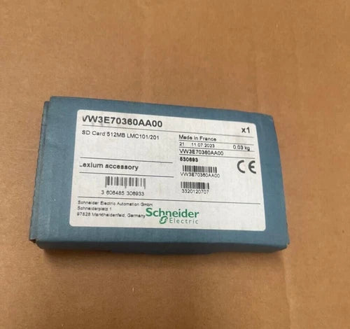 Schneider Electric - VW3E70360AA00 - 512MB SD Card for LMC101/201 Controllers