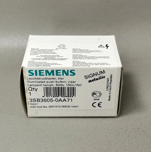 Siemens 3SB3 605-0AA71 NEU OVP