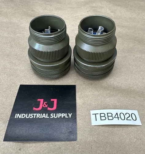(2) NEW NO BOX SURPLUS- Amphenol 97-3106A-22-22S Straight Connector 224-#8 ????