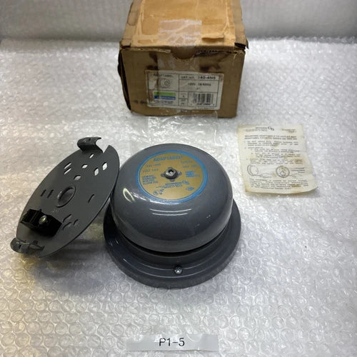 **Edwards Gs 340-4N5 Adaptabel Alarm Bell  Volt 120 .62 AMP 50/60 Hz#