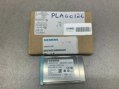 NEW IN BOX SIEMENS MEMORY CARD 6ES79521AM000AA0