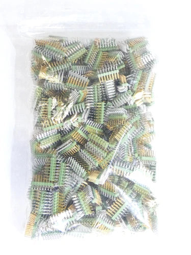 280 St¨¹ck AMP 826634-8 Stiftleiste | 16-polig | RM 2.54 mm | abgewinkelt | gr¨¹n