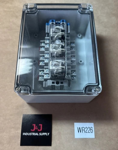 BRAND NEW- Hubbell Wiegmann Enclosure HW-S16012075CCWW W/ Schneider & Omron