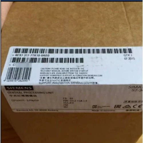 New Siemens 6ES7317-7TK10-0AB0 S7-300 CPU 317T-3 PN/DP 6ES7 317-7TK10-0AB0