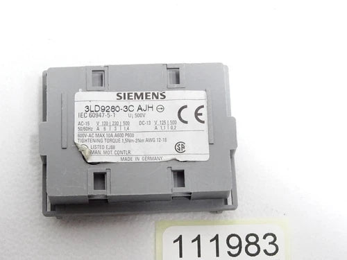 Siemens 3LD9280-3C AJH Hilfsschalter 1S f¨¹r Bodenbefestigung