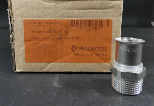 10x Maincor MPR ?bergang Au?engewinde 20 x 3/4" AG | 31202202 | Fitting | OVP