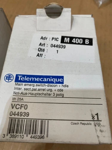 2 x TeSys VCF - inter.-sectionneur - 3P - 690V 25A - poign¨¦e rouge cadenassable