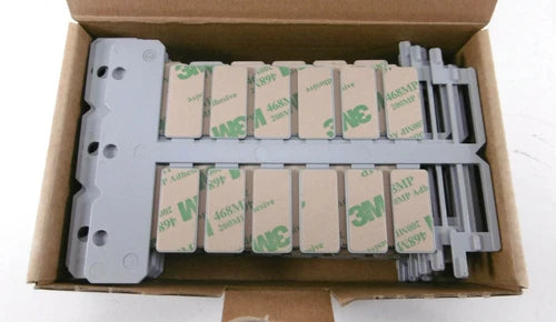 204 St¨¹ck murrplastik KSK 27x12,5 | Kennzeichenschild klebend | grau | 86361268