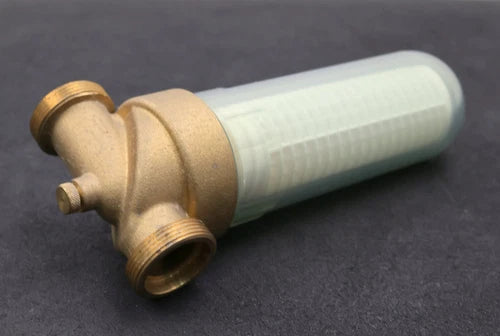 10'' Fine Filter Ports 1 1/2'' AG Clear Filter Cup Brass Head Unused