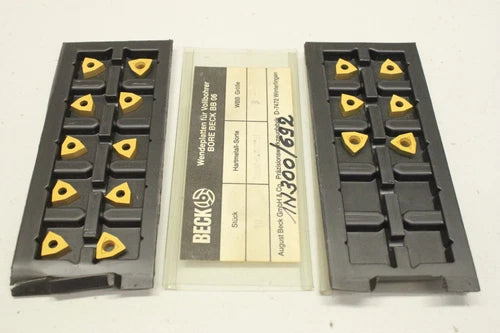 16x BECK Bore BB 06 WBB3 Titan Wendeschneidplatten F¨¹r Vollbohrer  OVP