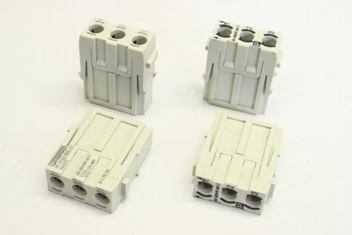 2x PHOENIX CONTACT HC-S-03-MOD-ST  Stecker Kontakteinsatzmodul HCS03MODST