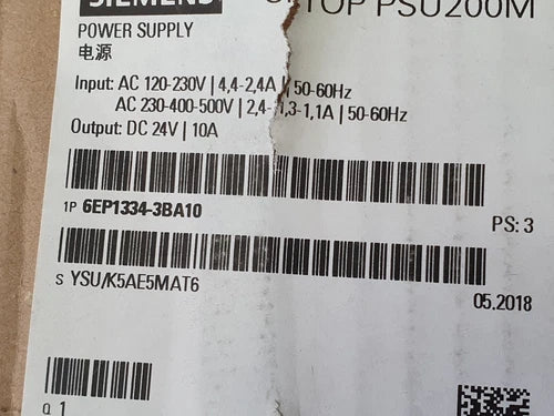 Siemens 6EP1334-3BA10 NEW
