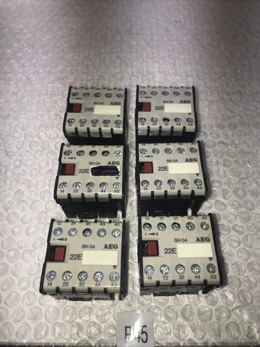 **AEG  CONTACTOR (LOT OF 6) E-Nr 910-302-091-00  300V AC#