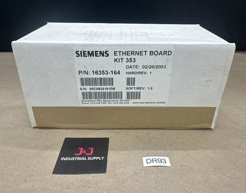 NEW OPEN BOX- SIEMENS 16353-164 Ethernet Board Kit 353 Rev 1 || WARRANTY ????