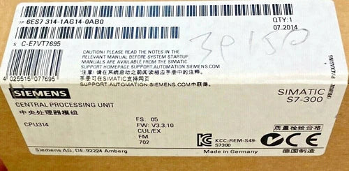 1PC For Siemens 6ES7314-1AG14-0AB0 New