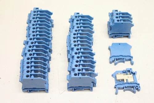 43x UKN 10 380V 10m mm2 Reihenklemme Schutzleiter UKN10