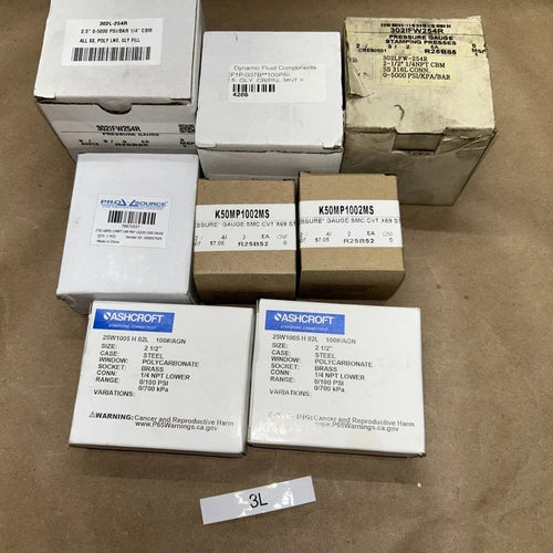 (8) ASSORTED PRESSURE GAUGES NIB See Photos Fast Shipping! + Warranty
