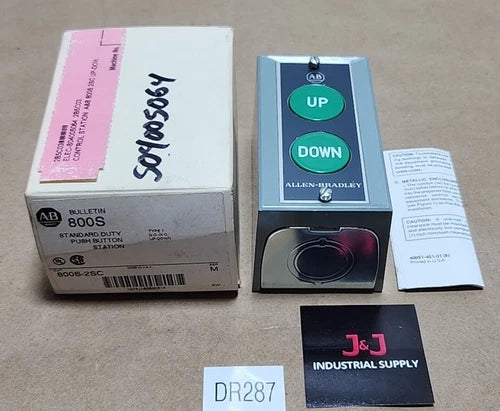 *BRAND NEW* Allen-Bradley 800S-2SC Up-Down SD Push Button Station + Warranty!