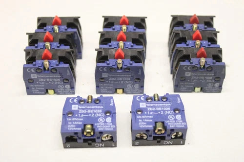 11x TELEMECANIQUE ZB2-BE1026 Drucktaster Kontaktelelement Kontaktblock ZB2BE1026
