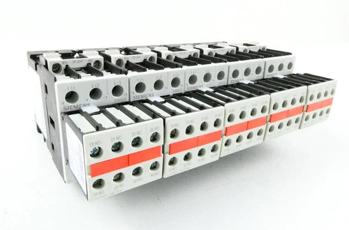 5x SIEMENS 3RT1024-1B..4-3MA0 + 3RH1921-1HA22-3AA1 POWER CONTACTOR - set of 5
