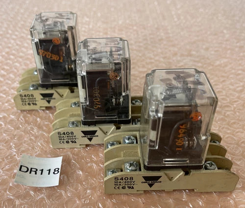 (3) PROWNED- Carlo Gavazzi S408 + Siemens SRPA11AG-120 + Warranty / Fast Shipped