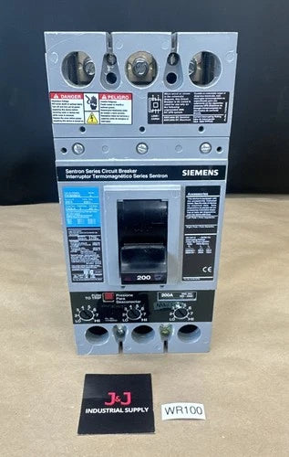 PREOWNED- Siemens FXD63B200 Molded Case Circuit Breaker 200A 600V~ 3P FXD6-A