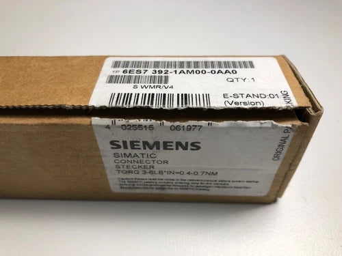1 X Siemens Simatic 6ES7 392-1AM00-0AA0 Siemens Connector Stecker