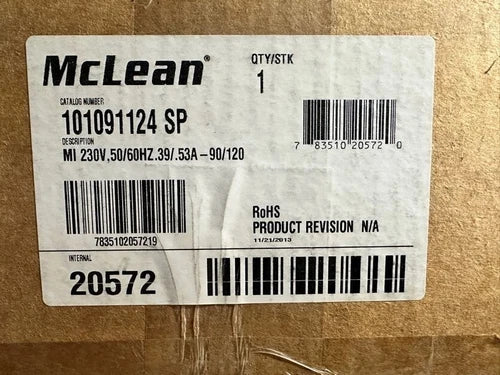 1pc x MC LEAN 101091124 SP MI 230V 50/60Hz 39/53 A ¨C 90/120
