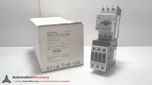 SIEMENS 3RA1125-1FA23-1BB4 COMBINATION STARTER 3.5-5.0A 480VAC 24VDC, NE #311926