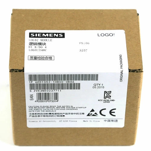 New Siemens 6ED1052-1HB00-0BA6 6ED1 052-1HB00-0BA6 LOGO! 24RC logic module