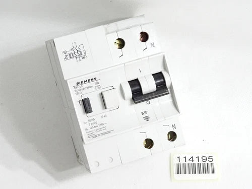 Siemens NFI/LS Schutzschalter 5SU3 30mA 2-polig 125 bis 230VAC