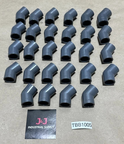 (28) NEW NO BOX- +GF+ Georg Fischer 45¡ã PVC Elbow Connectors 16mm S6.3/PN16 ????