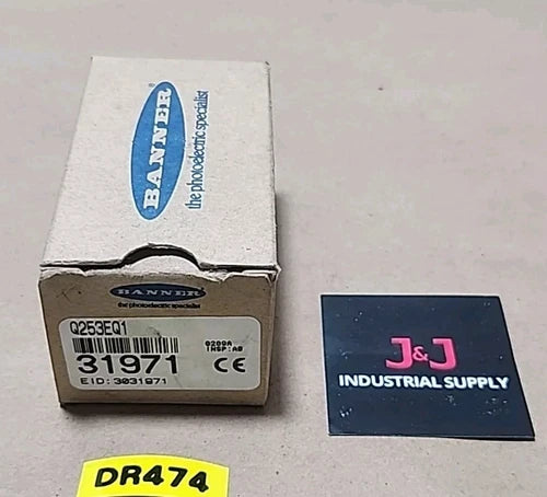 *BRAND NEW* Banner Q253EQ1 Photoelectric Sensor Switch 250Vac 31971 + Warranty!