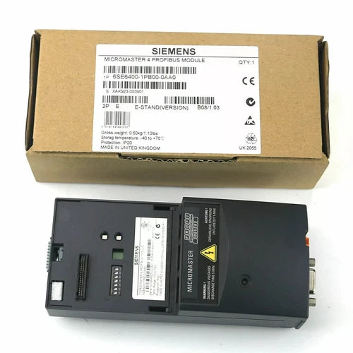 New Siemens 6SE6400-1PB00-0AA0 6SE6 400-1PB00-0AA0 MICROMASTER 4 PROFIBUS Module