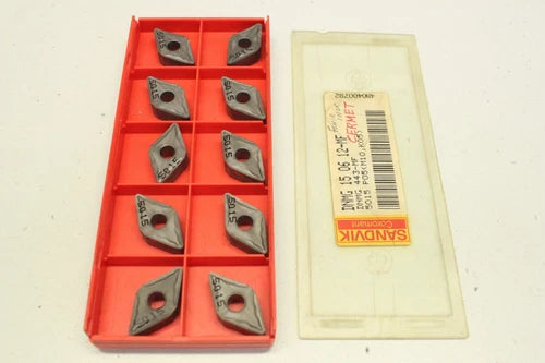 10x SANDVIK 4N0400782 DNMG 15 06 12-MF Wendeschneidplatten DNMG 15 06 12-MF OVP