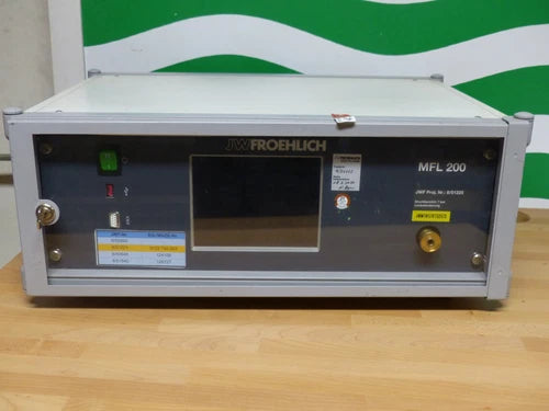 JW Froehlich MFL 200 leak test device leak test leak test 8/51 225 manufactured 2011